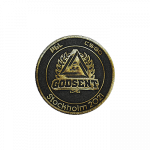 Нашивка | GODSENT (золотая) | Стокгольм 2021